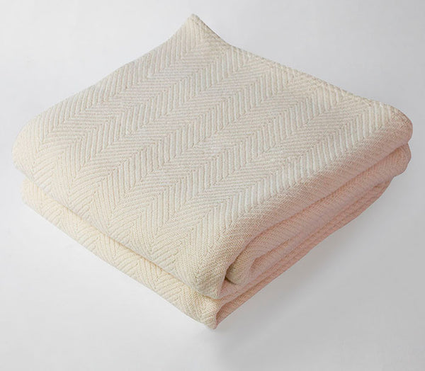 Herringbone Blanket Natural