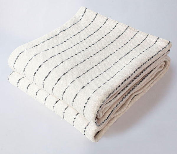 Pinstripe Blanket Indigo