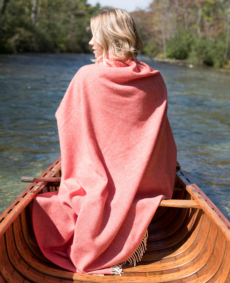 Merino Wool Collection Throw in Oatmeal